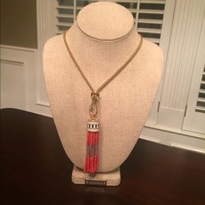 36” tassel necklace (appears shorter in picture)